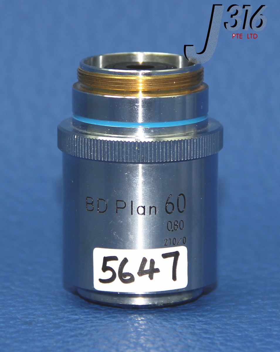 5647 NIKON MICROSCOPE OBJECTIVE LENS BD PLAN 60/0.80 210/0 | eBay