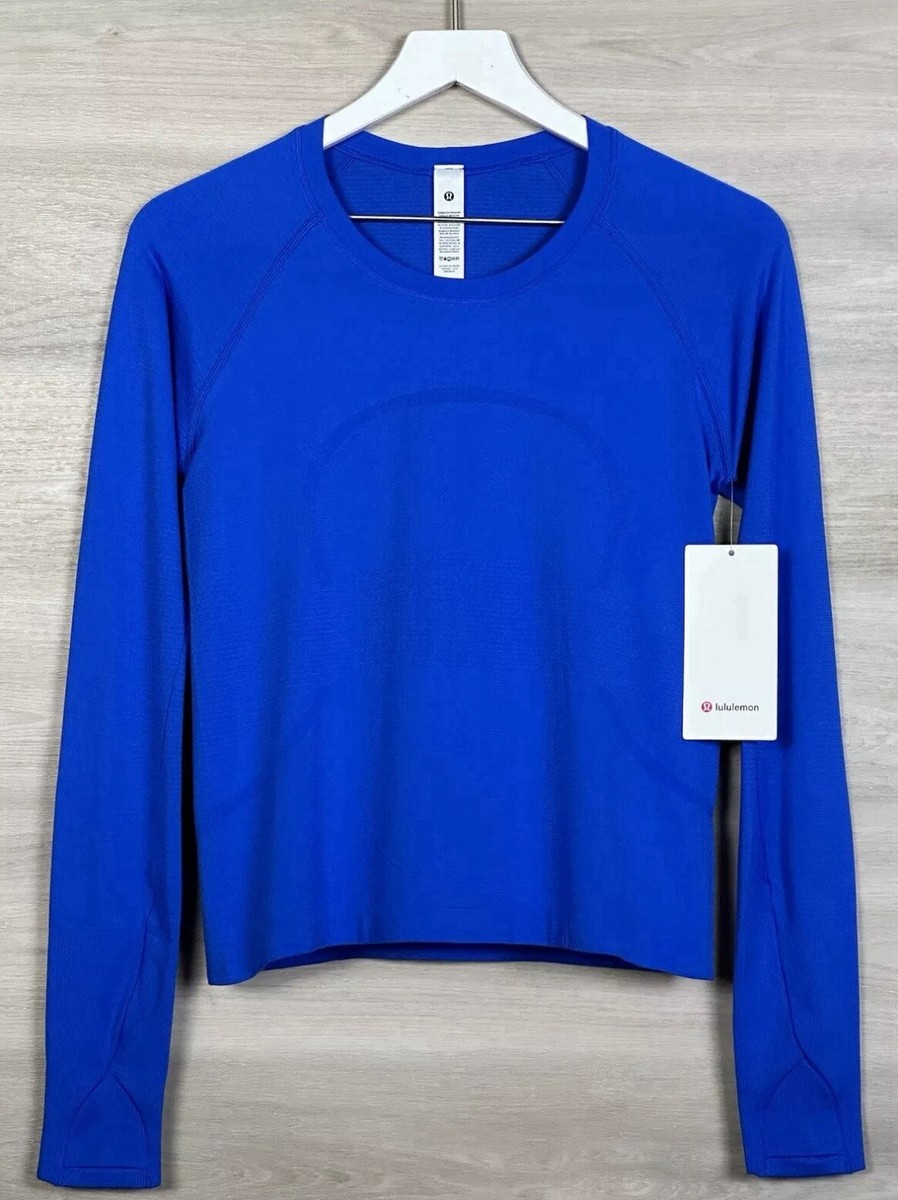Lululemon Swiftly Tech Long Sleeve 2.0 Race Size 12 💙 Blazer Blue