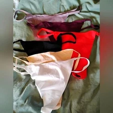 6pk Seamless Thong No Show Underwear Comfortable Large