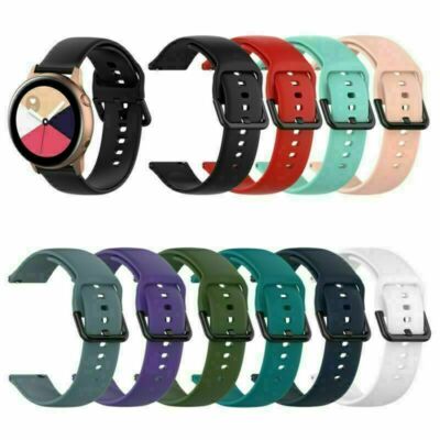 1PC 40mm/44mm Sport Silikon Armband Band Strap Für Samsung Galaxy Watch Active 2