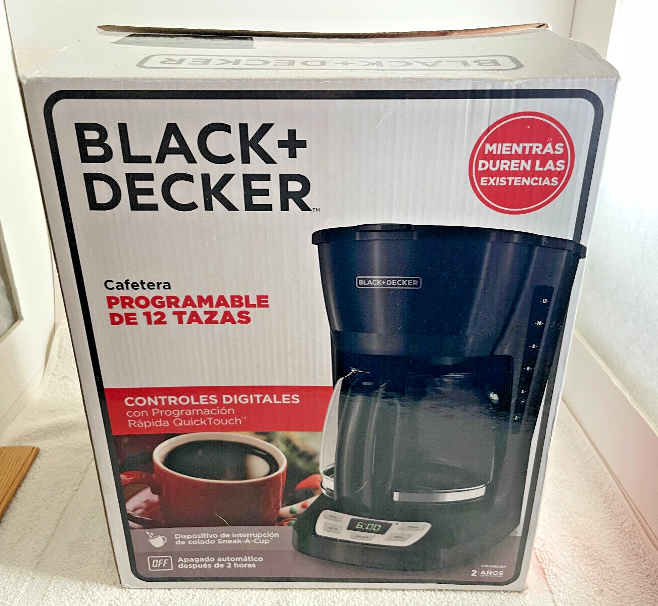 Black Decker 12-cup Programmable Coffee Maker CM0960BF NEW In Box