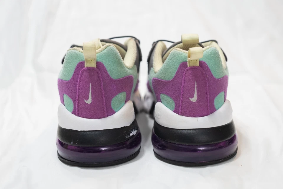 Niños Talla 3Y - Nike Air Max 270 React GS 'Gunsmoke Aurora Violet' Foto 4 de 4
