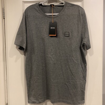 HUGO BOSS TALES T-SHIRT GREY CHEST LOGO XL NEW WITH TAGS… UK