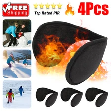 4Packs Ear Muffs Fleece Earwarmer Winter Ear warmers Mens Womens Behind the Head