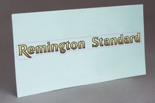 PRECUT REMINGTON STANDARD WATER SLIDE DECAL LETTERS for TYPEWRITER RESTORATION thumbnail