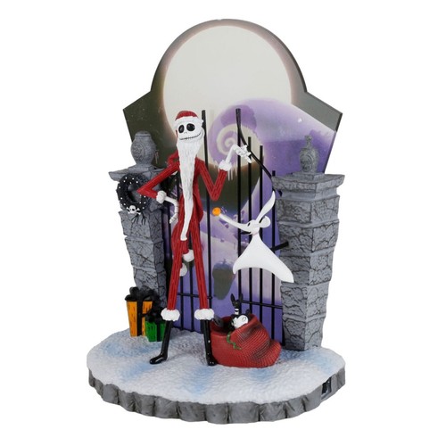 Disney Showcase Nightmare Before Christmas Santa Jack with Gate Figurine - Picture 2 of 2