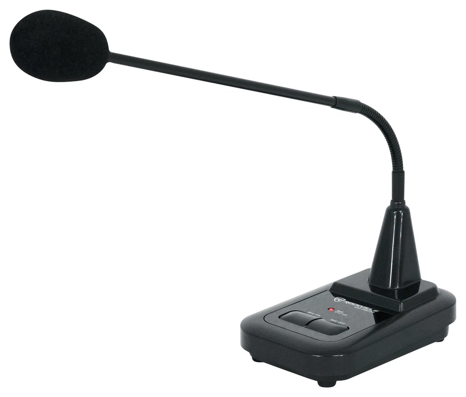 Rockville CH-MIC70 Push To Talk Commercial Gooseneck Paging Microphone w/Chimes - Image 4 of 4