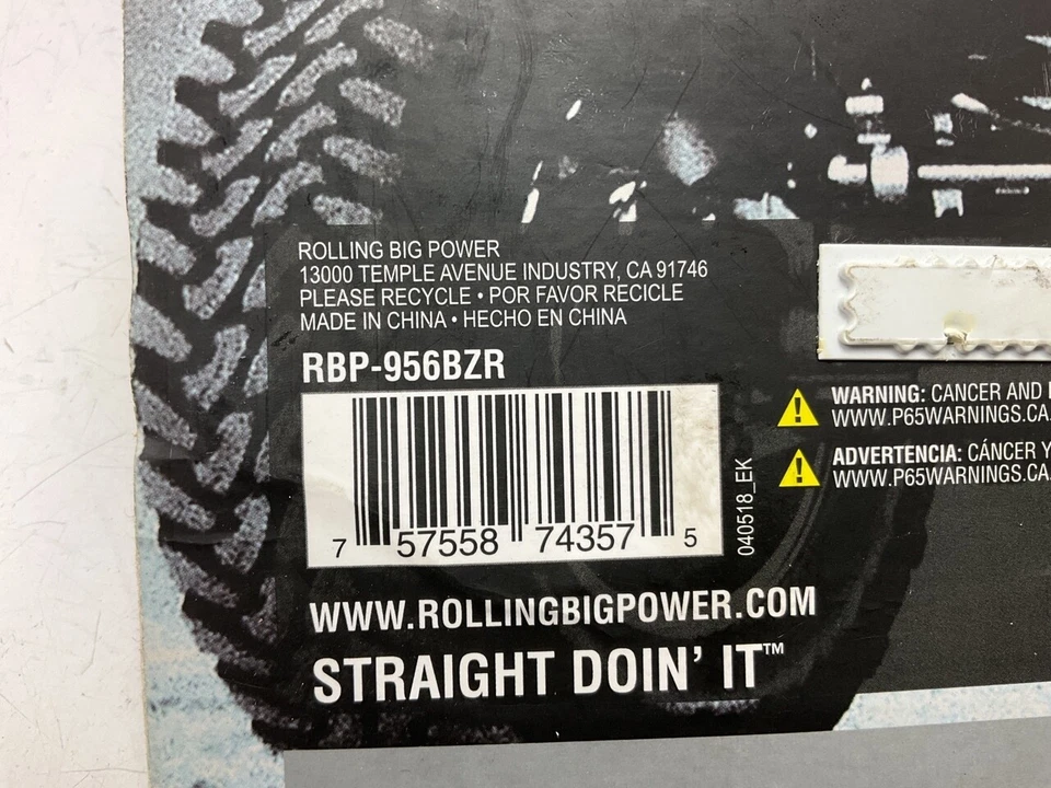 RBP RBP-956BZR RBP Aluminum Decorative Car Emblem Body Badge - Image 4 of 4