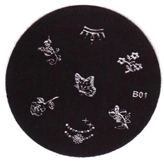 LIBERA SELEZIONE 16 stencil nail art stampaggio raschietto timbro unghie NUOVO - Foto 18 di 18
