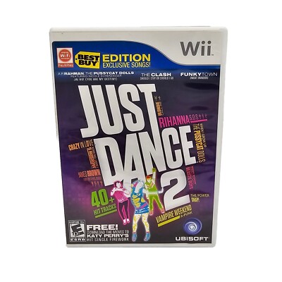 Just Dance 2 (Nintendo Wii 2010) Best Buy Edition Exclusive Songs