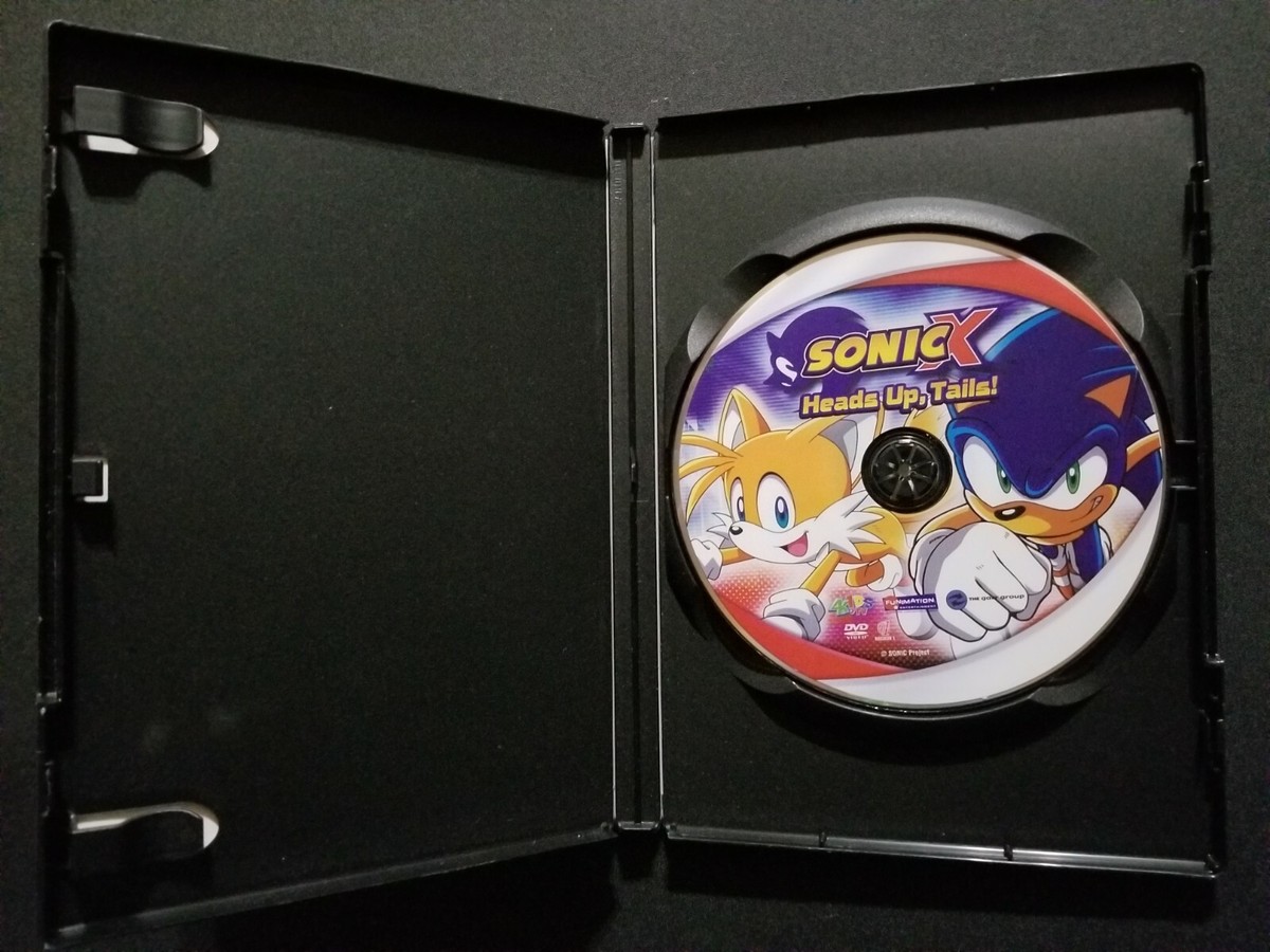 Sonic X - Heads Up, Tails! (DVD, 2006) DVDouble Shot 4Kids