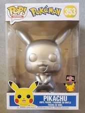 Pokémon Pikachu Metallic 25th Anniversary 10" Limited ED Exclusive Funko Pop! 