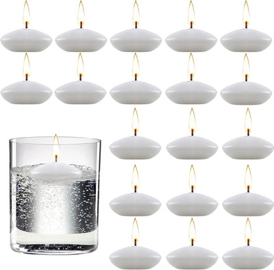 Floating Candles 1.5 Inch Unscented 20 Pack