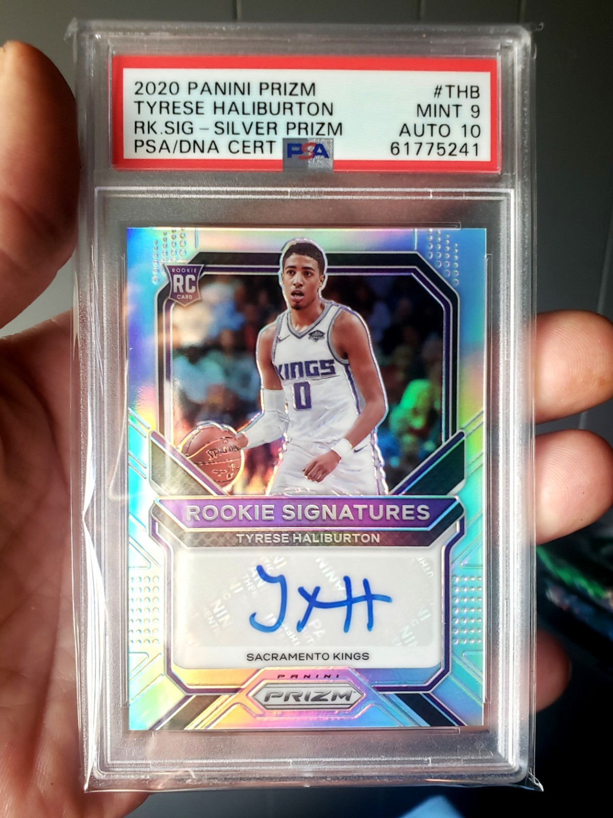 2020-21 Panini Prizm Tyrese Haliburton Rookie Signatures Silver Prizm Auto 💥💥