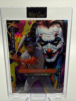 2025 Wild Card Joker's Wild Cracked Ice #SDJWMCSNr02 Cam Smith #1/1