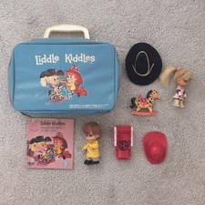 Mattel Liddle Kiddles Calamity Jiddle & Bunson Bernie Dolls Complete With Case