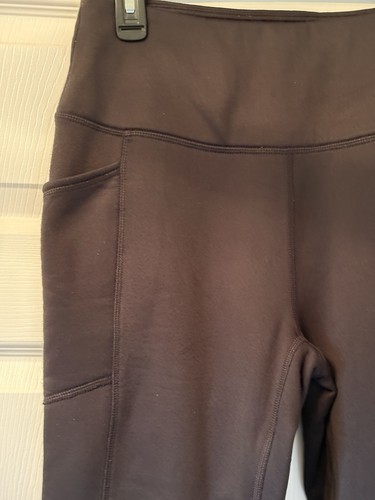 Avalanche Outdoor Supply Insulated Leggings Womens Large Black Fleece Lined VGUC - Picture 3 of 9