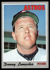 1970 Topps Denny Lemaster Houston Astros #178