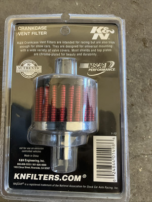 K&N 62-1010 Entlüftungsluftfilter/Entlüfter Premium Qualität Upgrade Performance System