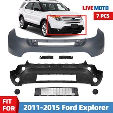 Front Bumper Cover Set For 2011 2012 2013 2014 2015 Ford Explorer Limited Xlt
