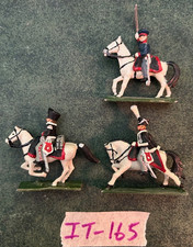 25mm Painted Napoleonic Era Cavalry Officers Lot IT-165