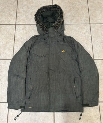 Vintage Nike ACG Hooded Jacket With Faux Fur Trim Men s Size S