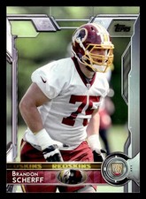 Brandon Scherff 2015 Topps #457 Washington Redskins