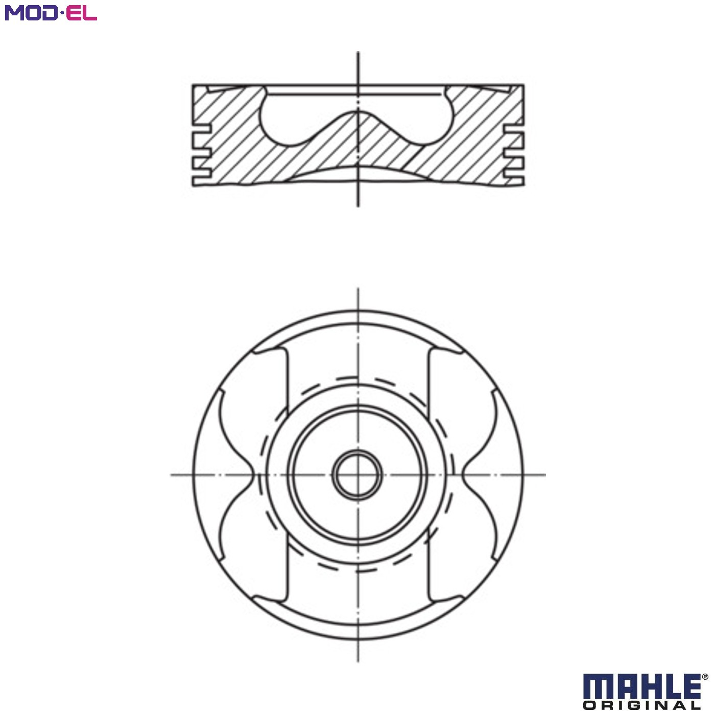 PISTON 005 23 02 FOR OM642.940/910/921/920/950/930/960/970/961/932/870 3.0L