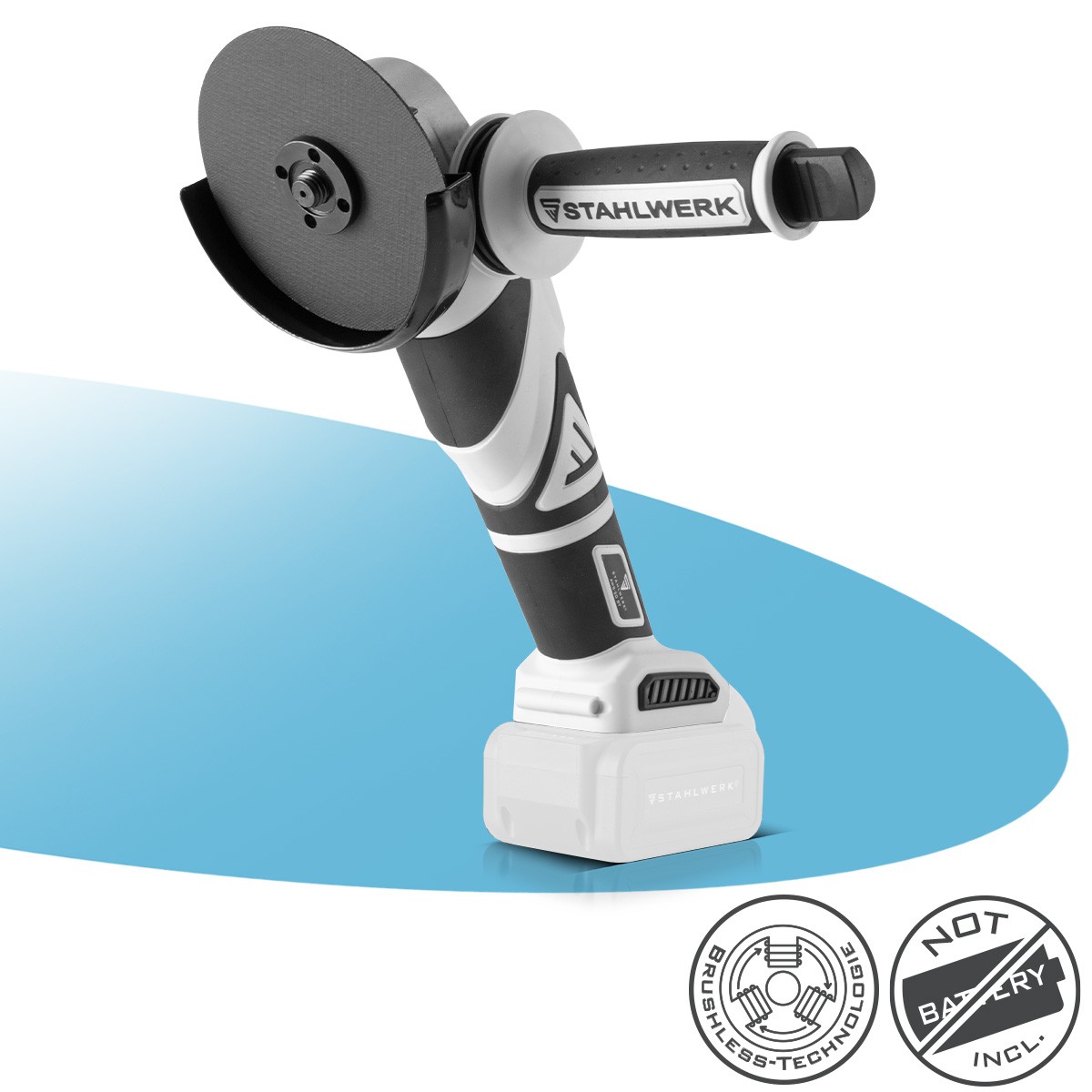 STAHLWERK Brushless cordless angle grinder AWS-20 ST 20 V Without battery