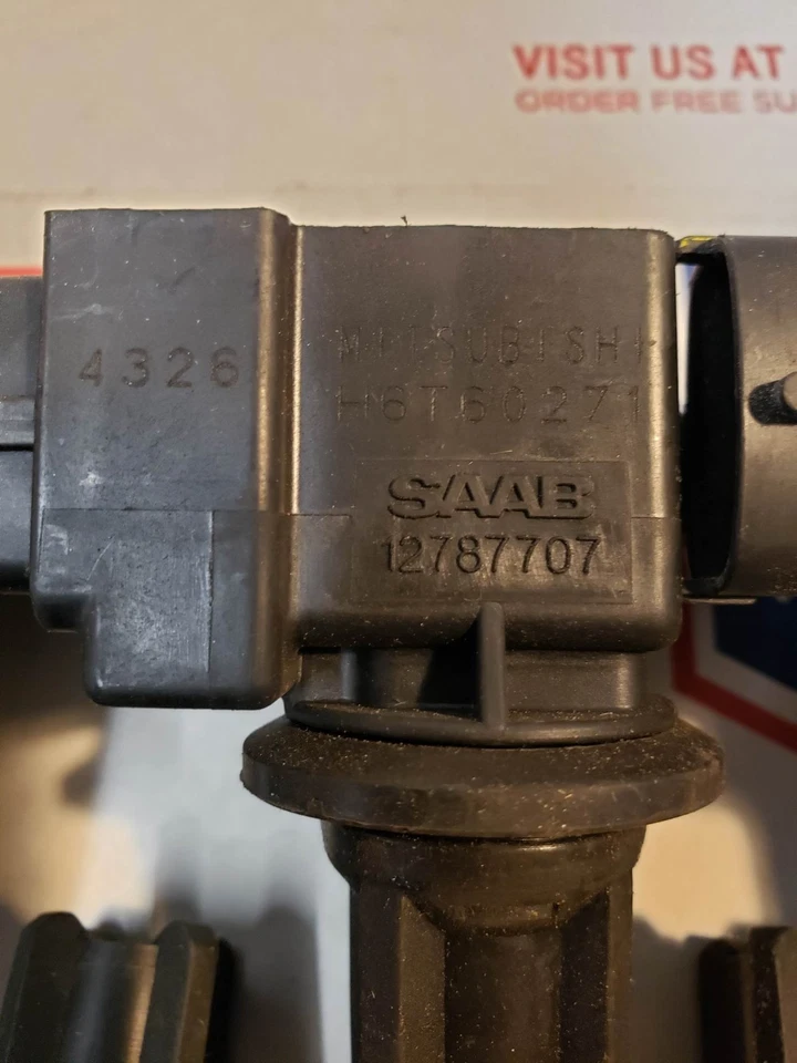 USED GENUINE Saab 9-3 B207 2.0L 03 - 11 Ignition Coil OEM MITSUBISHI 12787707 - Image 2 of 4