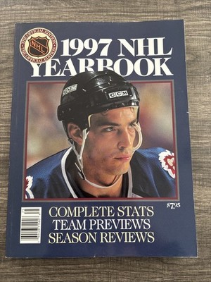 1997 NHL YEARBOOK Complete Stats Team Preview Season Reviews Joe Sakic