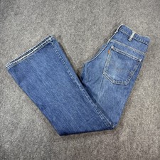 Vintage Levi s 1979 Orange Tab Bell Bottom Jeans 30x33