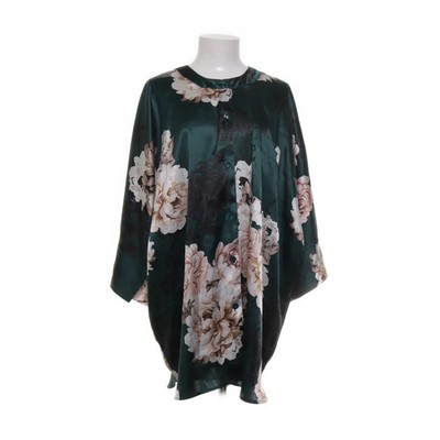 Linea Donatella, Kurzarmhemd, Größe: XL, Grün/Mehrfarbig, Blumen, Damen #Hsu
