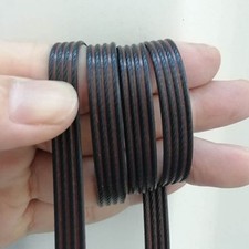 Plastic Rattan Strips for Furniture Weaving 300cm x 8mm x 1.2mm Flat Design