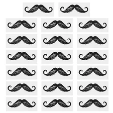 Healifty 20Pcs Beard Mustache Stickers for Nose Facial Hair Removal... 