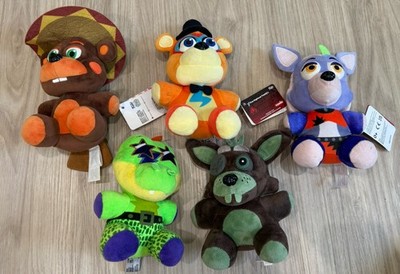 Five Nights At Freddy s Mixed Lot Of 5 Plush Stuffed Animals Multicolor Funko