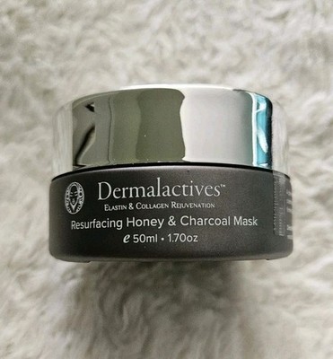 Dermalactives Resurfacing Honey And Charcoal Mask Face 1.7 Oz NEW + SEALED