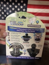 TubShroom  Ultra Stainless Strainer Plus StopShroom  Plug Combo for Tub Drains