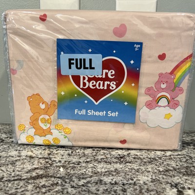 NEW Care Bears FULL SIZE Bedding 4-Piece Sheet Set - 100% Cotton