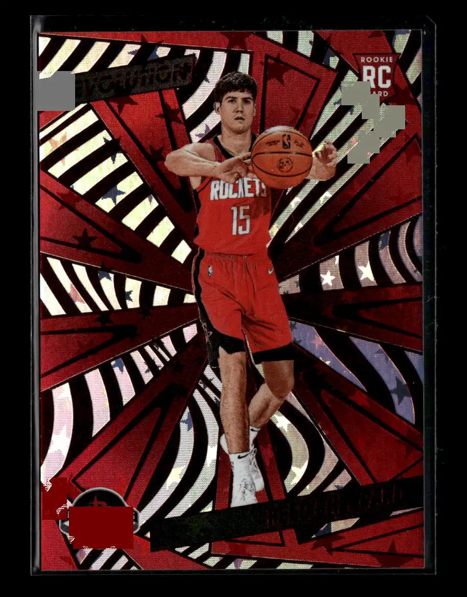 Reed Sheppard 2024-25 Panini Revolution Red - Astro #145 #/299 RC