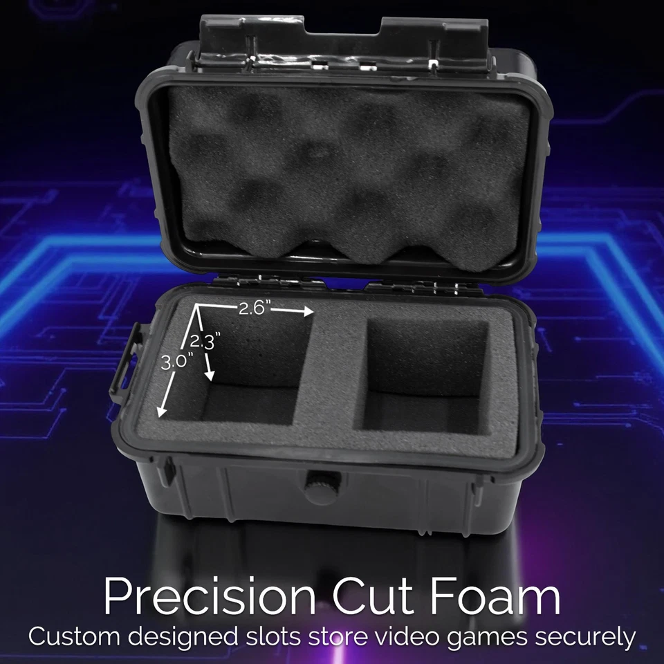 Casematix Capa Rígida PSP UMD Disco – Suporta 18 Jogos para PSP 1000 2000 3000 - Imagem 2 de 4