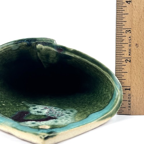 Art Studio Pottery Wand Pocket Art Cottage Grove Pottery Wisconsin Green - Bild 10 von 12