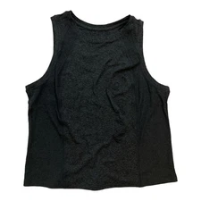 Member's Mark Women's Soft Ribbed Semi-Fitted Crop Tank (Charcoal Grey, XXL)