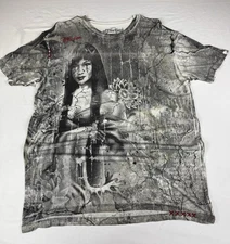 Affliction Men's Short Sleeve T-Shirt Size L, Gray