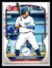 2023 Bowman #BP-138 Yeiner Fernandez Los Angeles Dodgers Prospects MLB