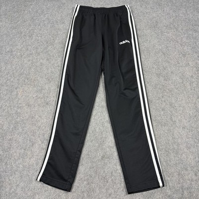 Adidas Activewear 3 Stripe Track Sweatpant Men's Size Small (Actual 27x30) Black