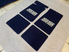 Juego de 4 alfombrillas alfombra azul oscuro aptas para Chevrolet Monte Carlo 1982-88