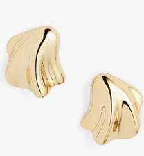 Jenny Bird Zoe Stud Earrings - High Polish Gold