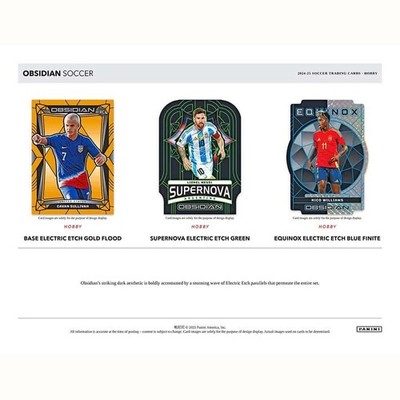 2024-25 Panini Obsidian Soccer Hobby Box Factory sealed 24PASOBS