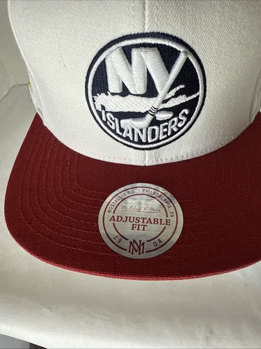 New York Islanders Mitchell & Ness Snapback NHL Hat American Flag on Side RARE - Picture 6 of 22